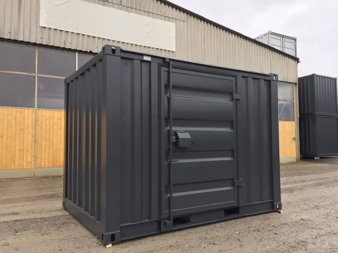 Conteneur de stockage 9 pieds avec porte latérale Mein Shop